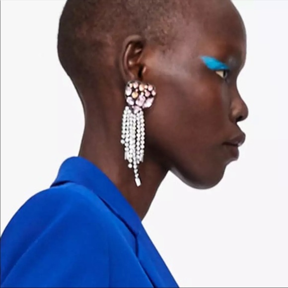 New long dangle earrings - Picture 8 of 8